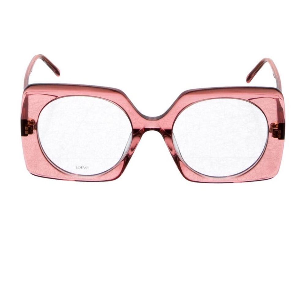 Loewe Rose-Tinted Square Glasses for Women